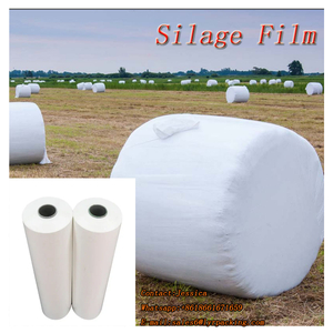 Película estirable de ensilaje blanco 500 mm 750 mm Australia alto envoltorio de plástico de ensilaje agrícola UV 