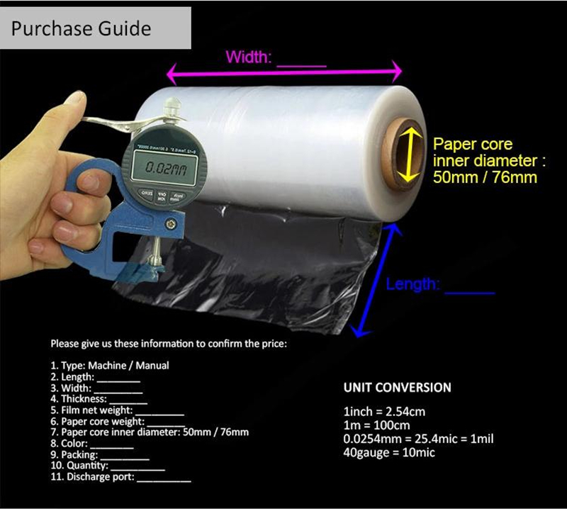 Guía de compra de Film Estirable