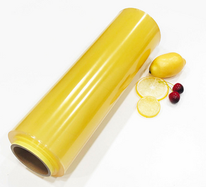 Película de embalaje transparente de calidad alimentaria Película adhesiva de PVC