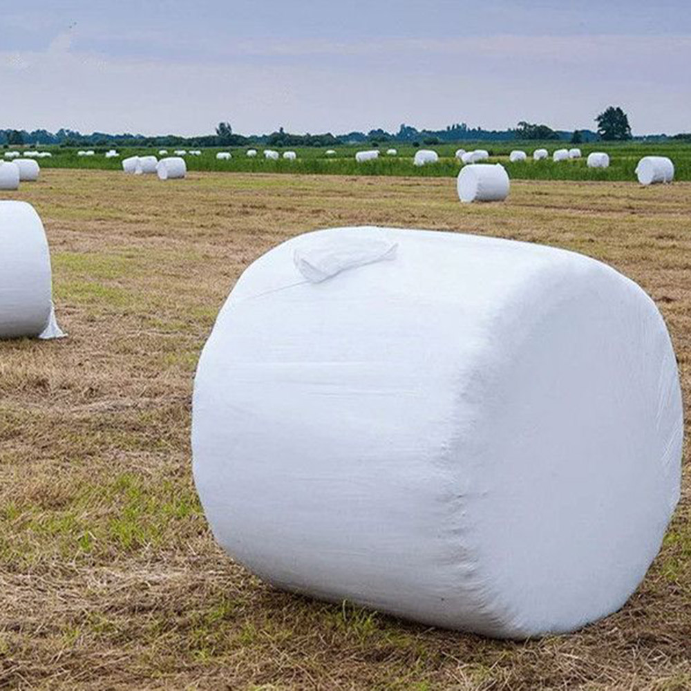  Película estirable de plástico para embalaje de ensilaje de envoltura de balas de heno agrícola original de fábrica